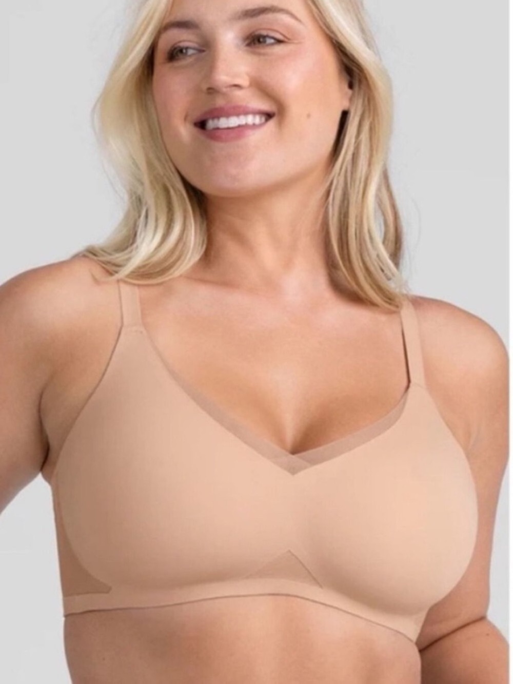 Honey love nude cross over bra size 38D /DD (E)
